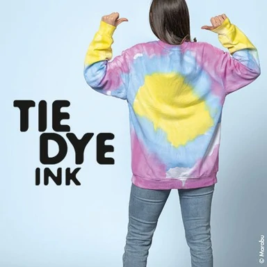 Боя за текстил за ръчно боядисване и батик, комплект PASTEL Tie Dye Ink,