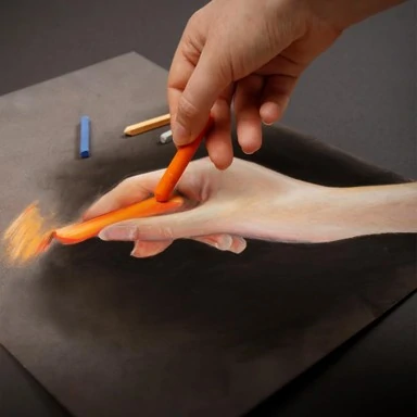 Скицник сухи техники PASTELMAT (360 g, 30 х 40 см, 12 листа) №6- Clairefontaine