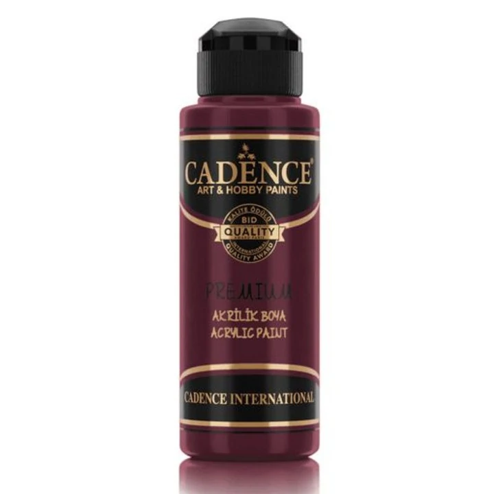 Акрилна боя 500 мл. Premium, Burgundy - CADENCE