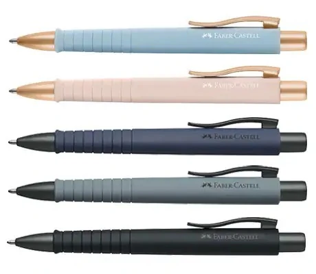 Химикалка POLLY BALL Urban цвят на писане син тяло в цвят светло син - Faber Castell