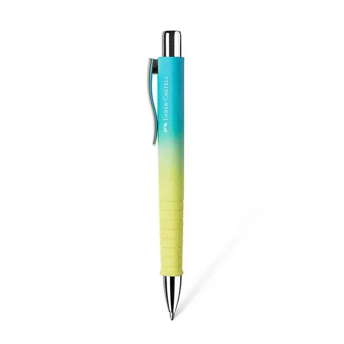 Химикалка POLY BALL Urban Summer цвят на писане син тяло в цвят Sunrise - Faber Castell