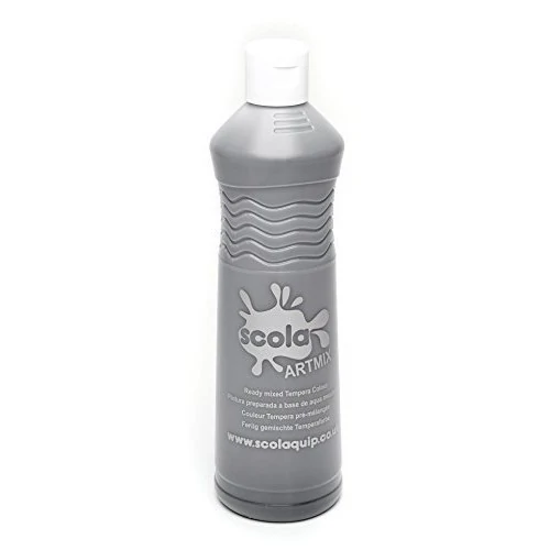 Темперна боя (гваш) Scola ARTMIX READY MIX, 600 мл, сребърна - Daler Rowney