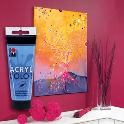 Акрилна боя AcrylColor 100 мл. металик цвят 750 виолет