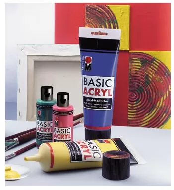 Акрилна боя BasicAcryl 225 мл.цвят 031 шарлах