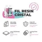 Епоксидна смола, cristal, двукомпонентна