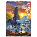 Пъзел 1000 части, Еднорози на плажа
