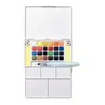 Комплект акварелни бои, Sakura Koi, Studio Kit, 24 цвята на блокчета