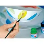 Боя за порцелан и стъкло Porcelain 15 мл цвят Металик злато