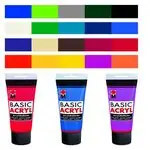 Акрилна боя BasicAcryl 225 мл.цвят 014 магента - Marabu