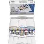 Акварелен комплект в кутия Cotman, кубчета, 12 цвята - Winsor&Newton