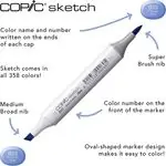 Маркери Copic, Sketsh комплект 12 цвята Set Ex-1 - Too
