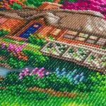Творчески комплект, Диамантено изкуство, Къща за приятели, 30x30 см - Craft Buddy