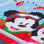 Творчески комплект, Диамантено изкуство, Мини и Мики Маус - Зима, 30x30 см - Craft Buddy