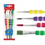 Четки за рисуване цветни , 4 броя - Faber Castell