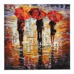 Комплект за рисуване по номера 30x30см , Под дъжда - Craft Buddy