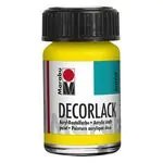 Акрилна боя гланц  Decorlack Acryl 15 мл. цвят 019 жълт - Marabu