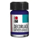 Акрилна боя гланц  Decorlack Acryl 15 мл. цвят 051 тъмен виолет - Marabu