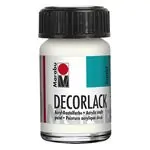 Акрилна боя гланц Decorlack Acryl 15 мл. цвят 070 бял - Marabu