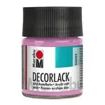 Акрилна боя гланц Decorlack Acryl 50 мл. цвят 033 розов - Marabu