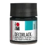 Акрилна боя гланц Decorlack Acryl 50 мл. цвят 073 черен - Marabu