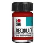 Акрилна боя гланц  Decorlack Acryl15 мл. цвят 031 черешово червен - Marabu