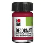 Акрилна боя мат Decormat Acryl 15 мл. цвят 032 кармин - Marabu