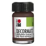 Акрилна боя мат Decormat  Acryl 15 мл. цвят 040 средно кафяв - Marabu