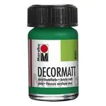 Акрилна боя мат Decormat Acryl 15 мл. цвят 067 дълбоко зелен - Marabu