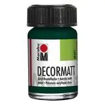Акрилна боя мат Decormat Acryl 15 мл. цвят 075 борово зелен - Marabu