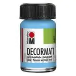 Акрилна боя мат Decormat Acryl 15 мл. цвят 090 светлосин - Marabu