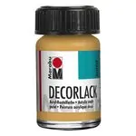 Акрилна боя гланц Decorlack Acryl 15 мл. цвят 784 злато металик - Marabu