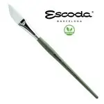 Четка бяла синтетика, скосен връх, Dagger No1/2, Perla 1436 - ESCODA