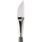 Четка бяла синтетика, скосен връх, Dagger No1/2, Perla 1436 - ESCODA