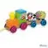 Дървени магнити - тракторче с ремарке, 3 фигури - Andreu toys