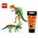 Дървен 3D Пъзел Dino 2 броя, с бои за оцветяване, Marabu Kids -Marabu