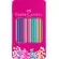 Комплект цветни моливи, блещукащи, 12 цвята, Sparkle - Faber Castell