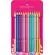 Комплект цветни моливи, блещукащи, 12 цвята, Sparkle - Faber Castell