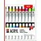 Комплект акрилна боя BasicAcryl 18 х 12 мл