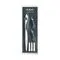 Калиграфски комплект my.pen Dark Shale, с три пера 0,9 - 1,4 - 1,9 мм, и 4 патрончета