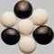 Мозайка Glass Nuggets матов Black&White (100 гр.; 15-20 мм)