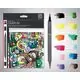 Акварелни маркери Mega Mash Aqua pen Graphix (12 цвята)